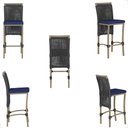 Ver imagem 5 de Mesa Bistrô e 2 Banquetas Roma Fendi Corda Náutica Estofado 10 Trama Original
