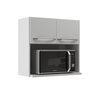 Armário Aéreo Modulado para Microondas Fidelitá Viena 70cm 2 Portas - 3