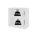 Ver imagem 5 de Armário Aéreo Modulado para Microondas Fidelitá Viena 70cm 2 Portas