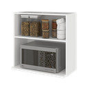Ver imagem 4 de Armário Aéreo Modulado para Microondas Fidelitá Viena 70cm 2 Portas