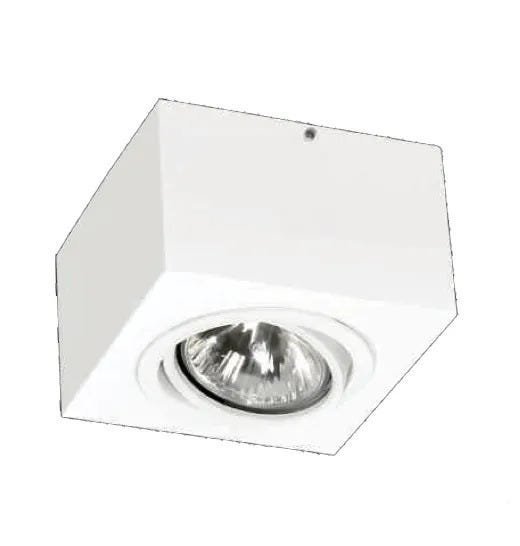 Spot Plafon Box Sobrepor para Lâmpada Dicroica - Branco