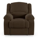 Ver imagem 2 de Poltrona do Papai Reclinável Sala de Cinema Madrid Power Elétrica USB Veludo Marrom G23 Gran Belo