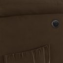 Ver imagem 7 de Poltrona do Papai Reclinável Sala de Cinema Madrid Power Elétrica USB Veludo Marrom G23 Gran Belo