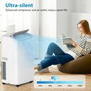 Ver imagem 2 de Takywep Ar-condicionado Portátil 14.000 Btu 4 em 1 com Controle Remoto