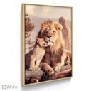 Ver imagem 1 de Quadro Decorativo Rei e Filhote