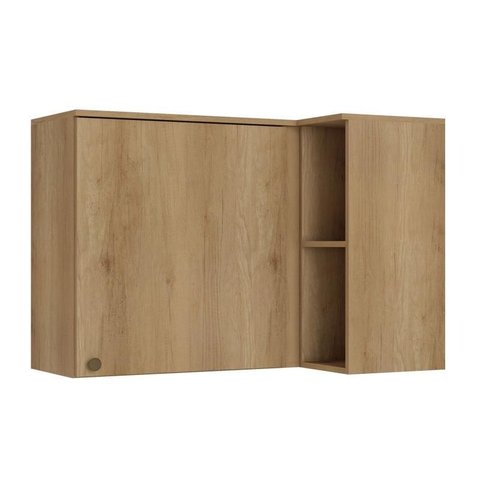 Armário Aéreo Canto Reto 94 Cm 1 Porta Finesse Capuccino - Thb