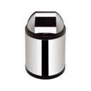 Ver imagem 1 de Lixeira Tampa Retratil Corpo Aço Inox 2,5 LT