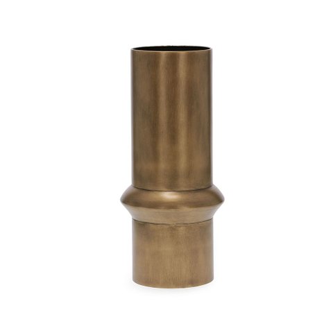 Vaso Decorativo em Metal Dourado 40cm 18891 Mart