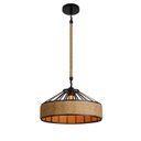 Ver imagem 1 de Lustre Pendente Corda Sisal 30cm Retro E27 Bivolt