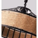 Ver imagem 6 de Lustre Pendente Corda Sisal 30cm Retro E27 Bivolt