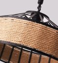 Ver imagem 6 de Lustre Pendente Corda Sisal 30cm Retro E27 Bivolt