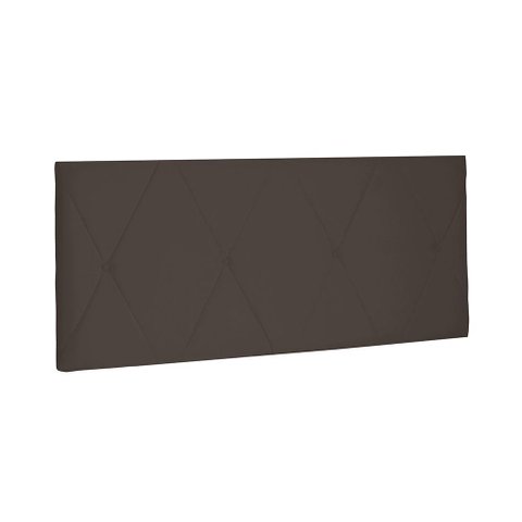Painel Aquilla Cama Box Solteiro 90cm Suede Café
