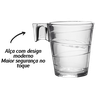 Jogo de Xícaras Vidro Transparente Café Cafezinho 80ml 6 pçs - 3