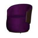 Ver imagem 2 de Kit 2 Poltronas para Recepção Confortável Orgânica - Veludo - Sv Decor:roxo