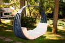 Ver imagem 7 de Kit Big Balanço Tailândia e Chaise Meia Lua em Alumínio para Área, Jardim, Piscina - Argila