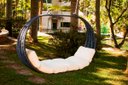 Ver imagem 4 de Kit Big Balanço Tailândia e Chaise Meia Lua em Alumínio para Área, Jardim, Piscina - Argila