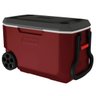 Caixa Térmica 62 Qt Xtreme Vermelha com Rodas - Coleman - 1