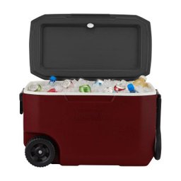 Caixa Térmica 62 Qt Xtreme Vermelha com Rodas - Coleman - 3