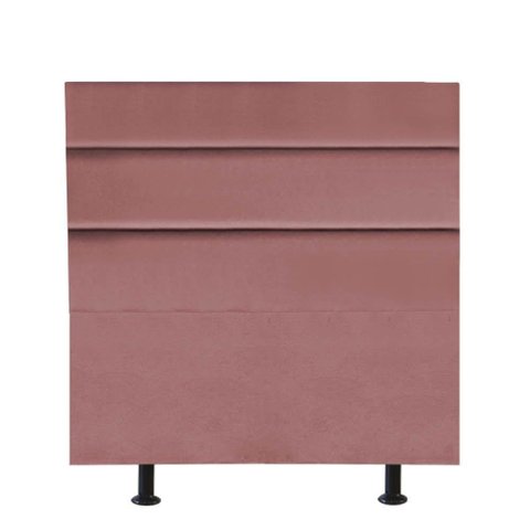 Cabeceira Estofada Argentina 90cm Solteiro para Cama Box Quarto Suede Rose Gold - Gat Magazine
