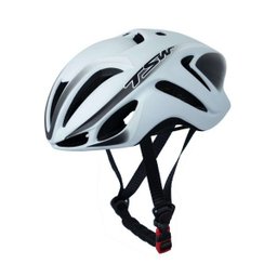 Capacete TSW Team Plus Cor:Branco/Preto;Tamanho:L (57 à 61 cm) - 1