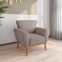 Ver imagem 1 de Poltrona para Sala de Recepção Viana Inca Sépia