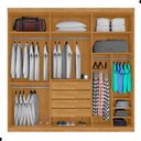 Ver imagem 3 de Roupeiro 6 Portas e 4 Gavetas Cotia Naturalle