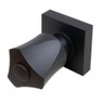 Acabamento Quadrado Metal Black Preto Registro Pressão e Gaveta 1/2 3/4 e 1 Padrão Deca C43 Banheiro - 1