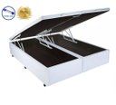 Ver imagem 2 de Cama Box Baú Casal Bi-partido Green Branco + Colchão Espuma D33 138x188x8