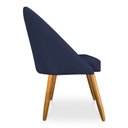 Ver imagem 3 de Cadeira de Jantar Bela Suede Pés Palito Castanho Pallazio