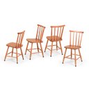 Ver imagem 7 de Jogo de Jantar Colonial Clássica Mesa Soft 4 Cadeiras Mel Cozinha