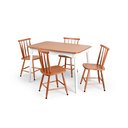 Ver imagem 1 de Jogo de Jantar Colonial Clássica Mesa Soft 4 Cadeiras Mel Cozinha