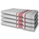 Ver imagem 4 de 9 Panos de Prato Atoalhado Felpudo Verde Vermelho e Roxo