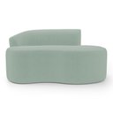 Ver mais imagens de Kit 02 Sofás Orgânicos Living Bob 145cm 02 Lugares com 02 Almofadas Bouclê Verde Menta - Desk Design
