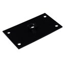 Ver imagem 2 de Kit 6 Chapinhas Reta Fixação Pés Palito Rosca 5/16 Preto