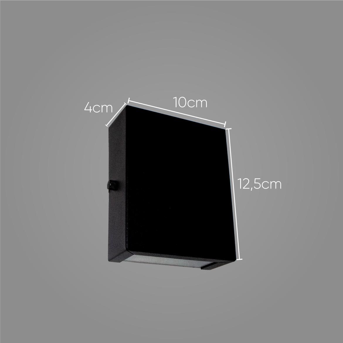 Arandela Slim Alumínio 2 focos externa interna + LED G9 3000K ST1597 - 3