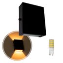 Ver imagem 2 de Arandela Slim Alumínio 2 focos externa interna + LED G9 3000K ST1597