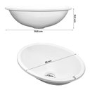 Ver imagem 4 de Cuba Pia para Banheiro Oval Sophia Branco