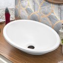 Ver imagem 2 de Cuba Pia para Banheiro Oval Sophia Branco