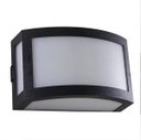 Ver imagem 2 de Arandela Maresia em Policarbonato Super Resistente Preta + LED 12W Branco Frio St789