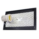 Ver imagem 4 de Arandela Maresia em Policarbonato Super Resistente Preta + LED 12W Branco Frio St789