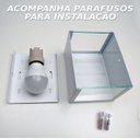Ver imagem 5 de Arandela Frisada 2 focos grande e27 + lâmpada led 12w 6000k - luminária marrom luz branco frio
