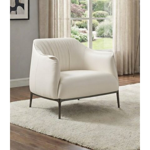 Poltrona Archibald Couro Legitimo Alto Padrão:509