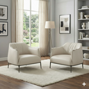 Ver imagem 3 de Poltrona Archibald Couro Legitimo Alto Padrão:509