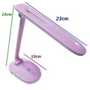 Ver imagem 2 de Luminária de Mesa Branca Led com Bateria Sistema Touch Controle de Luminosidade