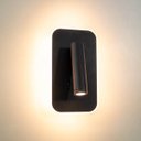 Ver imagem 1 de Kit 2x Luminária Arandela para Cabeceira de Cama Preta Ds8188 St1552