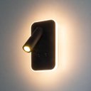 Ver imagem 3 de Kit 2x Luminária Arandela para Cabeceira de Cama Preta Ds8188 St1552