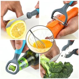 Conjunto de Utensílios de Cozinha Kit Completo 6 Peças para Preparos Perfeitos - 5