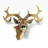 Cabeça De Cervo Resina Galhada - 1