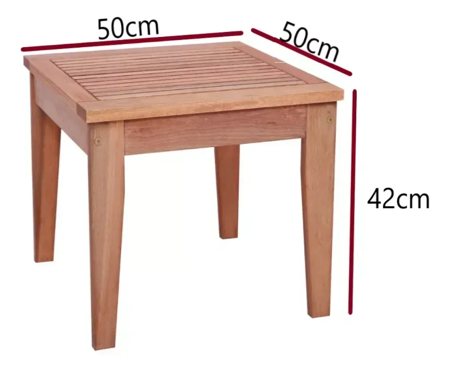 Kit Piscina 2 Espreguiçadeiras Colchonetes e Mesa de Centro - 5