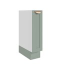Ver imagem 2 de Balcão Porta Tempero Planejado 20cm sem Tampo Arizona CabeCasa MadeiraOriginals Verde/Menta/Branco